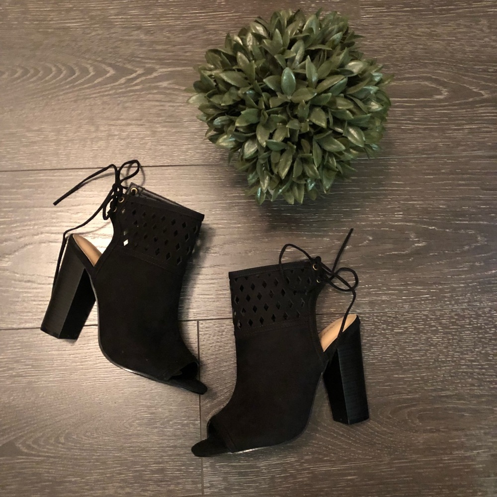 Bianca Open Toe Booties